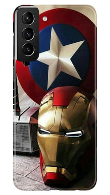 Ironman Captain America Mobile Back Case for Samsung Galaxy S21 Plus (Design - 254)