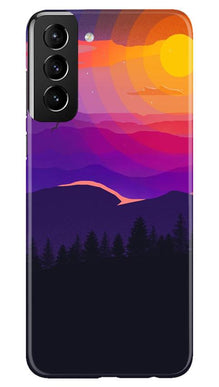 Sun Set Mobile Back Case for Samsung Galaxy S21 Plus (Design - 279)