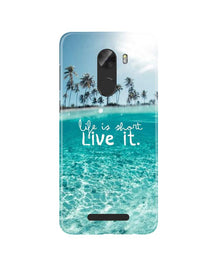 Life is short live it Mobile Back Case for Gionee A1 Lite (Design - 45)