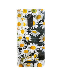 White flowers2 Mobile Back Case for Gionee A1 Lite (Design - 62)
