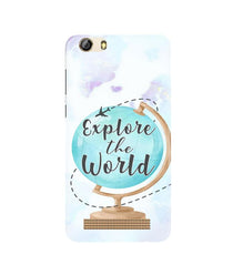 Explore the World Mobile Back Case for Gionee M5 Lite (Design - 207)