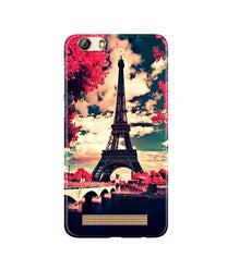 Eiffel Tower Mobile Back Case for Gionee M5 Lite (Design - 212)