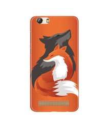 Wolf  Mobile Back Case for Gionee M5 Lite (Design - 224)