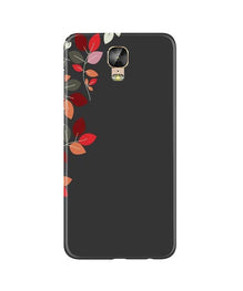 Grey Background Mobile Back Case for Gionee M5 Plus (Design - 71)