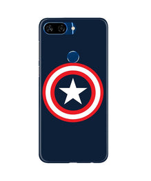 Captain America Mobile Back Case for Gionee S11 Lite (Design - 42)