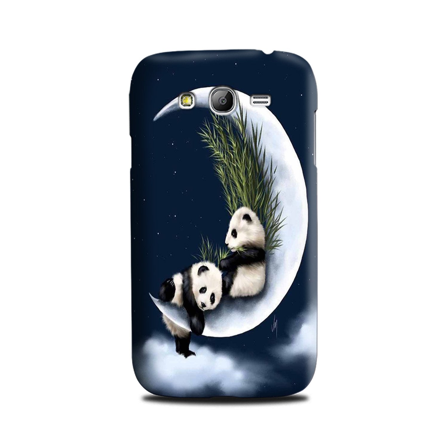 Panda Moon Mobile Back Case for Galaxy Grand Prime  (Design - 318)