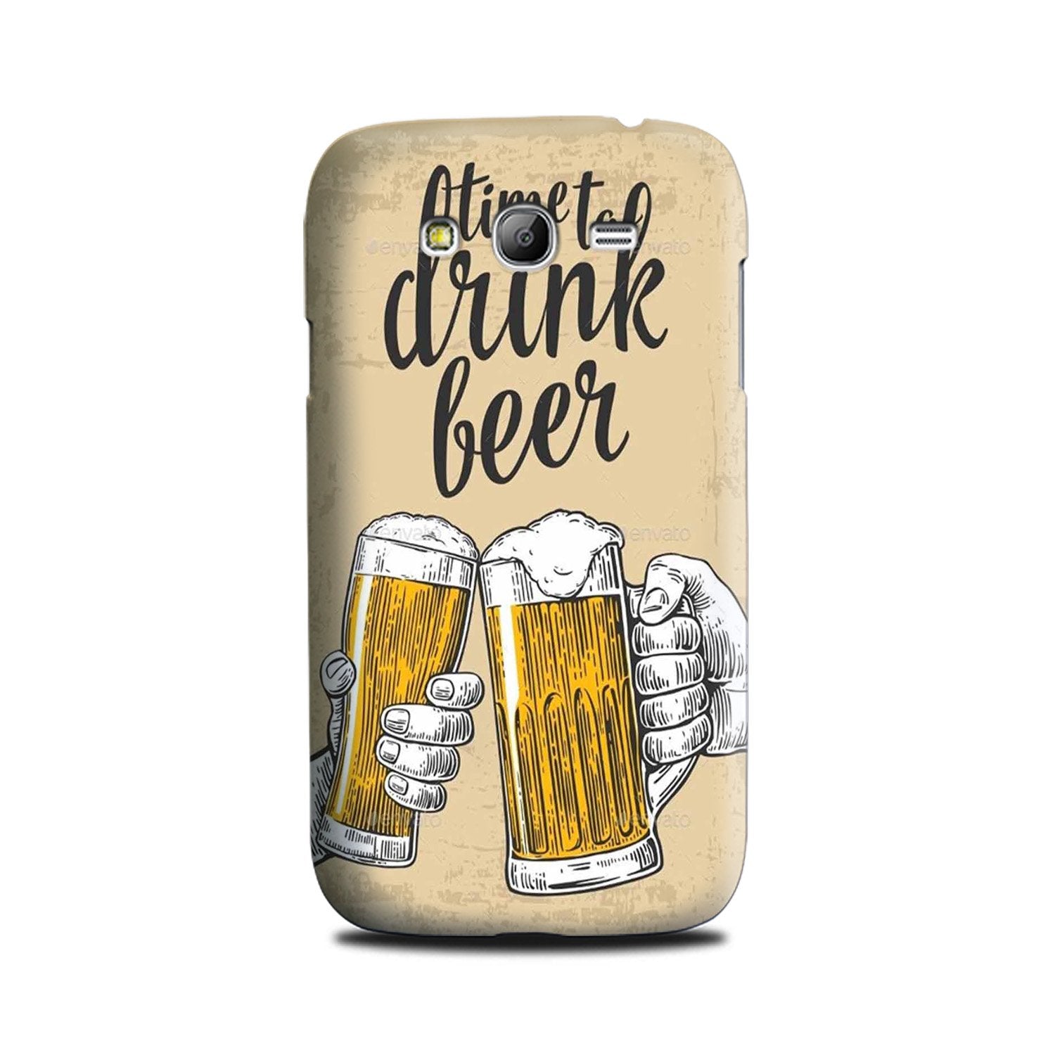 Drink Beer Mobile Back Case for Galaxy Grand Prime  (Design - 328)