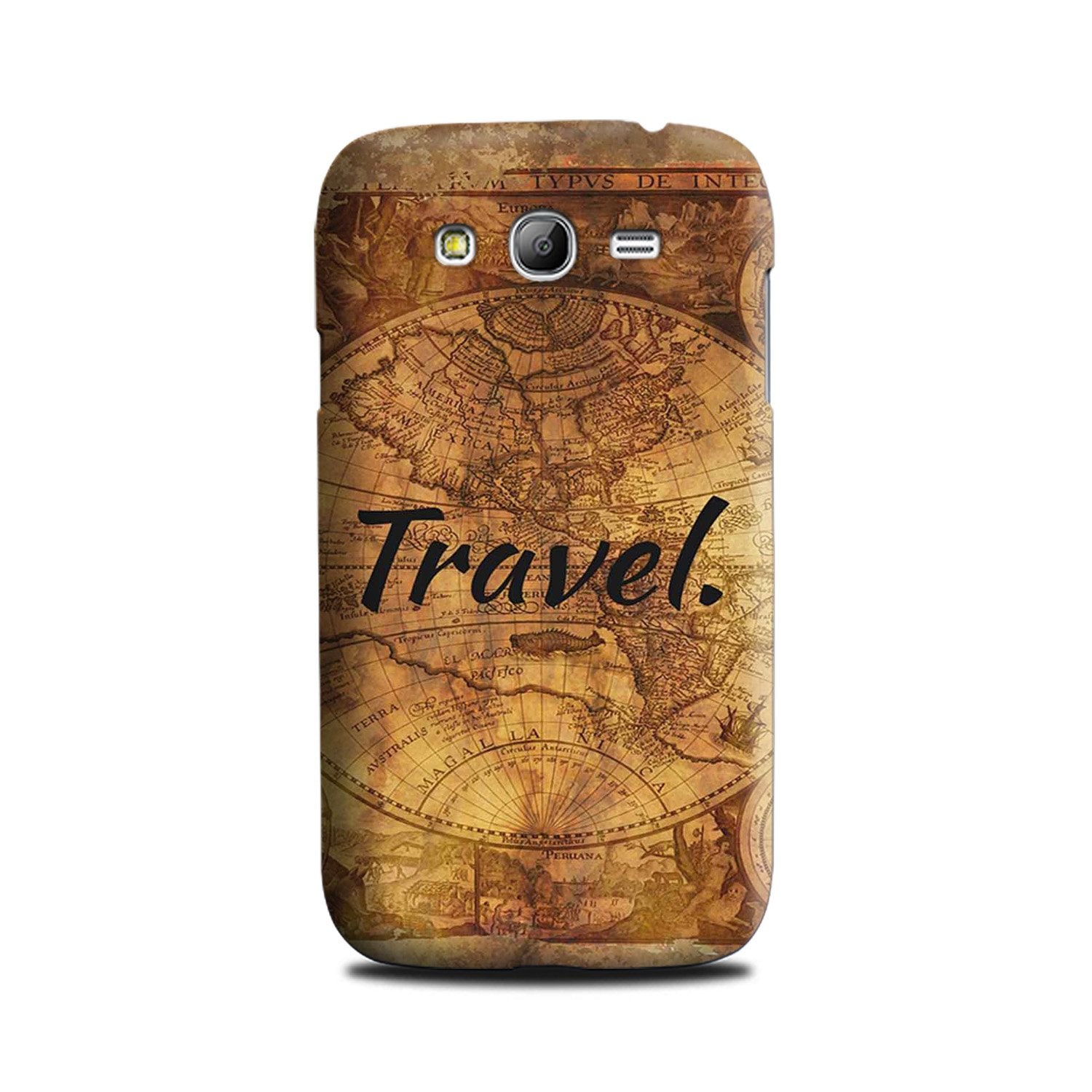 Travel Mobile Back Case for Galaxy Grand Prime  (Design - 375)