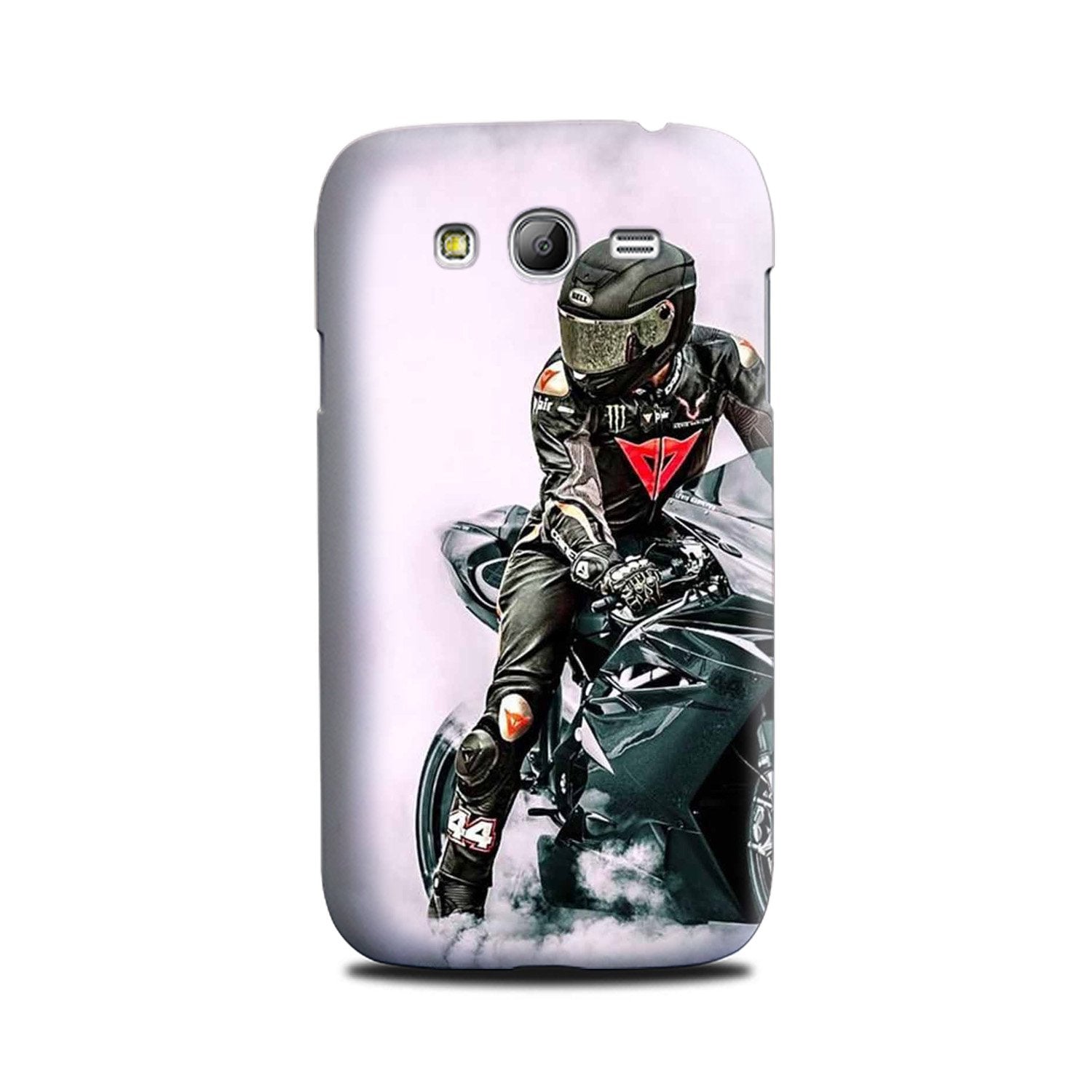 Biker Mobile Back Case for Galaxy Grand Prime  (Design - 383)