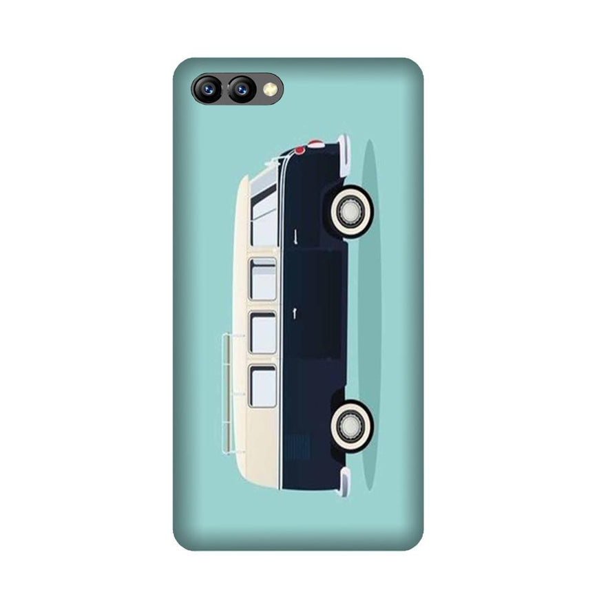 Travel Bus Mobile Back Case for Honor 10 (Design - 379)