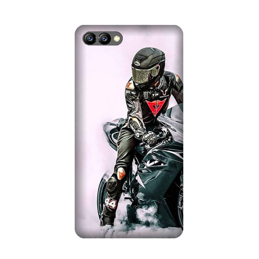 Biker Mobile Back Case for Honor 10 (Design - 383)