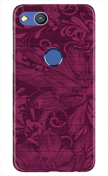 Purple Backround Mobile Back Case for Honor 8 Lite (Design - 22)