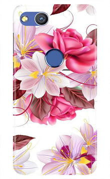 Beautiful flowers Mobile Back Case for Honor 8 Lite (Design - 23)