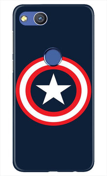 Captain America Mobile Back Case for Honor 8 Lite (Design - 42)