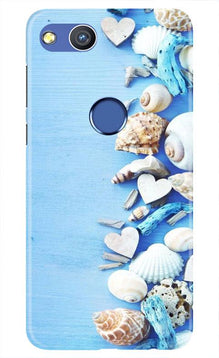 Sea Shells2 Mobile Back Case for Honor 8 Lite (Design - 64)