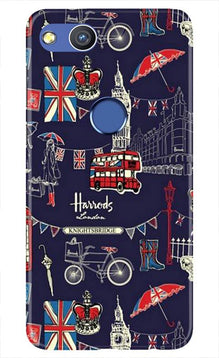 Love London Mobile Back Case for Honor 8 Lite (Design - 75)