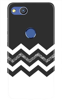 Black white Pattern2Mobile Back Case for Honor 8 Lite (Design - 83)