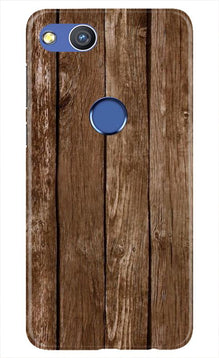 Wooden Look Mobile Back Case for Honor 8 Lite  (Design - 112)