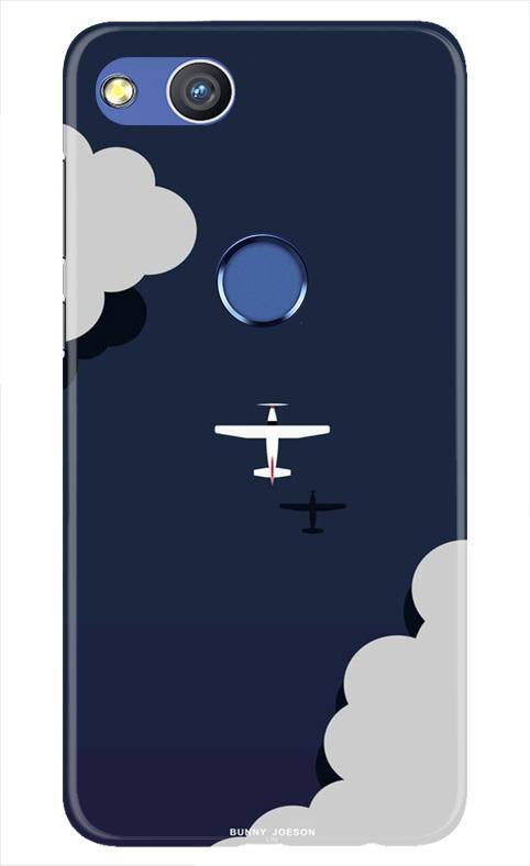 Clouds Plane Case for Honor 8 Lite (Design - 196)