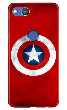Captain America Mobile Back Case for Honor 8 Lite (Design - 249)