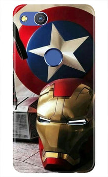 Ironman Captain America Mobile Back Case for Honor 8 Lite (Design - 254)