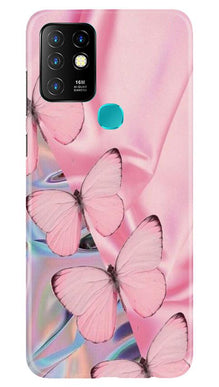 Butterflies Mobile Back Case for Infinix Hot 10 (Design - 26)