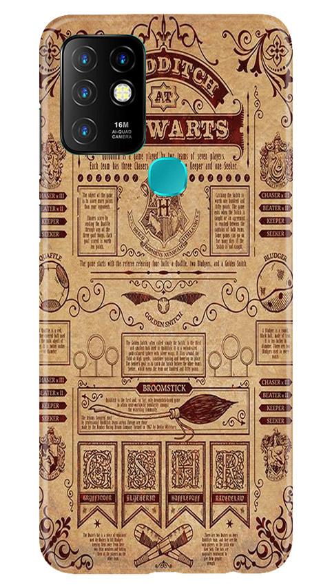 Hogwarts Mobile Back Case for Infinix Hot 10 (Design - 304)