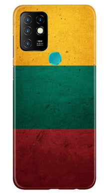 Color Pattern Mobile Back Case for Infinix Hot 10 (Design - 374)