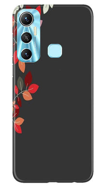 Grey Background Mobile Back Case for Infinix Hot 11 (Design - 71)
