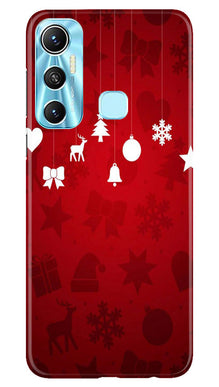 Christmas Mobile Back Case for Infinix Hot 11 (Design - 78)