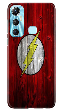 Flash Superhero Mobile Back Case for Infinix Hot 11  (Design - 116)