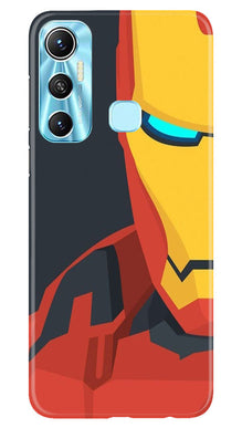 Iron Man Superhero Mobile Back Case for Infinix Hot 11  (Design - 120)