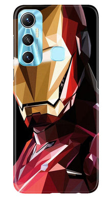 Iron Man Superhero Mobile Back Case for Infinix Hot 11  (Design - 122)