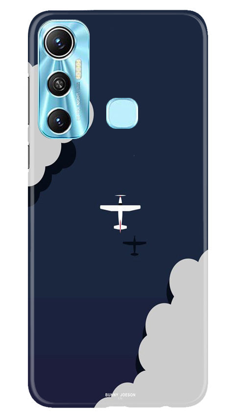 Clouds Plane Case for Infinix Hot 11 (Design - 165)