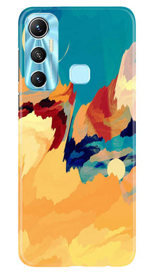 Modern Art Mobile Back Case for Infinix Hot 11 (Design - 204)