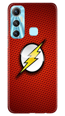 Superheros Logo Mobile Back Case for Infinix Hot 11 (Design - 220)