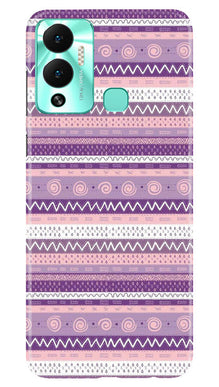 Zigzag line pattern3 Mobile Back Case for Infinix Hot 12 Play (Design - 11)