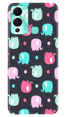 Elephant Baground Mobile Back Case for Infinix Hot 12 Play (Design - 44)