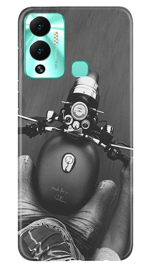 Royal Enfield Mobile Back Case for Infinix Hot 12 Play (Design - 341)