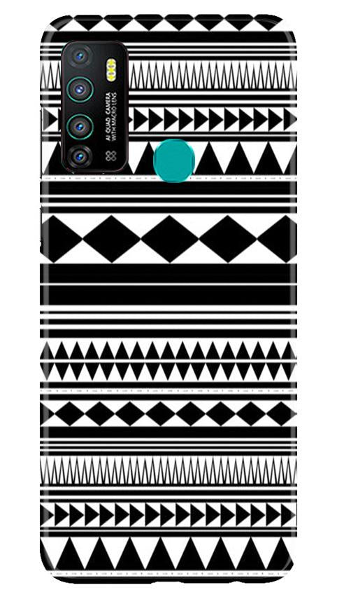 Black white Pattern Case for Infinix Hot 9