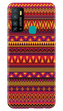 Zigzag line pattern2 Mobile Back Case for Infinix Hot 9 (Design - 10)