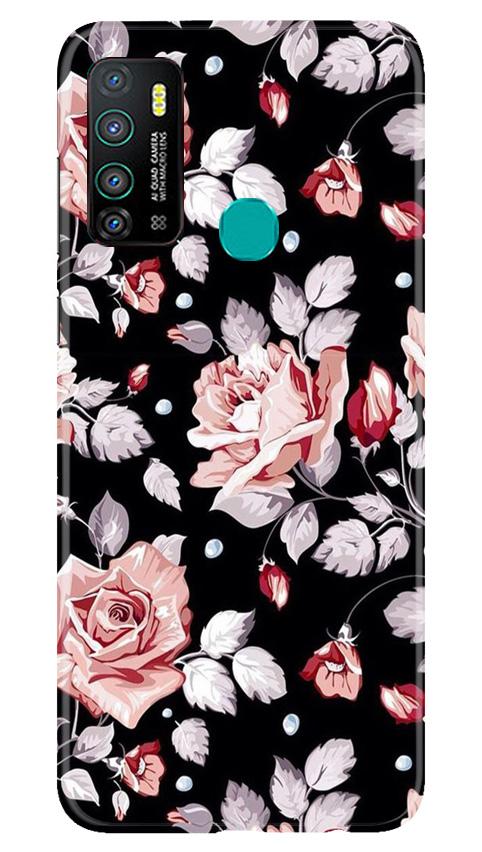 Pink rose Case for Infinix Hot 9