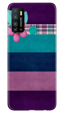 Purple Blue Mobile Back Case for Infinix Hot 9 (Design - 37)