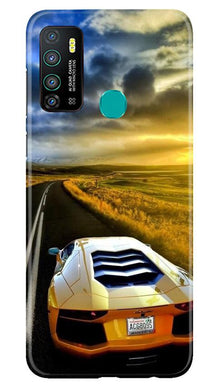 Car lovers Mobile Back Case for Infinix Hot 9 (Design - 46)