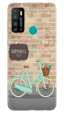 Happiness Mobile Back Case for Infinix Hot 9 (Design - 53)