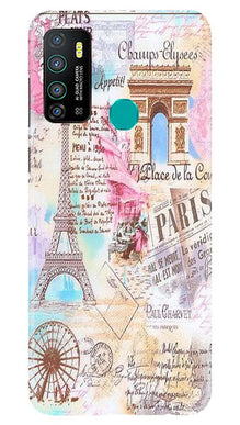 Paris Eiftel Tower Mobile Back Case for Infinix Hot 9 (Design - 54)