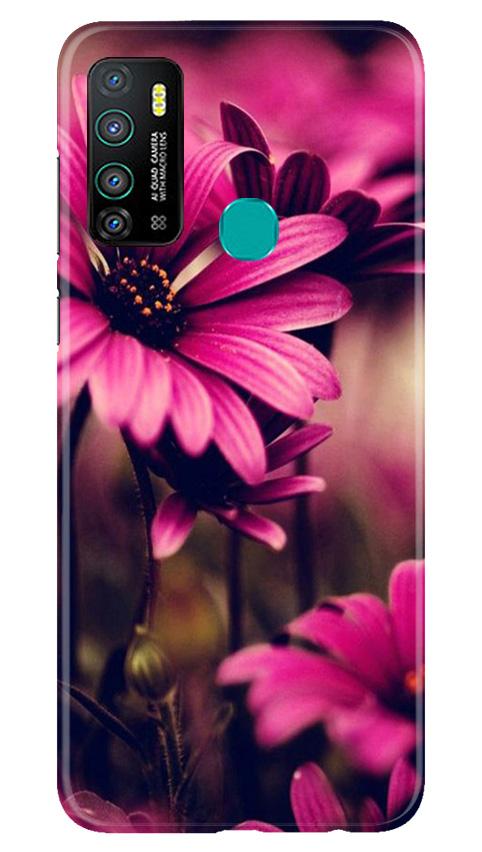 Purple Daisy Case for Infinix Hot 9