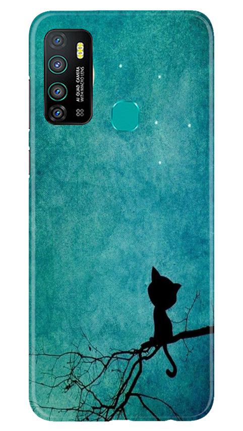 Moon cat Case for Infinix Hot 9