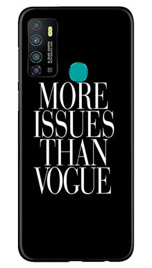 More Issues than Vague Mobile Back Case for Infinix Hot 9 (Design - 74)