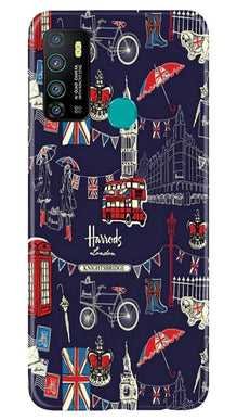 Love London Mobile Back Case for Infinix Hot 9 (Design - 75)